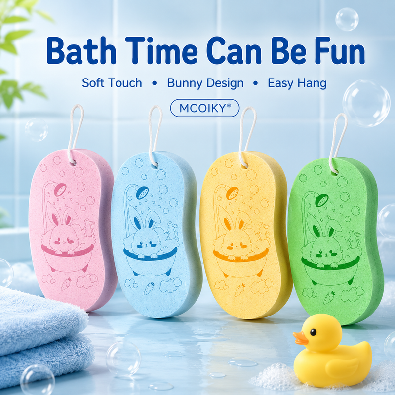 MCOIKY® Kids Bath Scrub Buddy